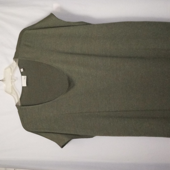 Wildred Dresses & Skirts - ARITZIA WILFRED FREE LORELEI SHIRT DRESS OLIVE GREEN SIZE LARGE